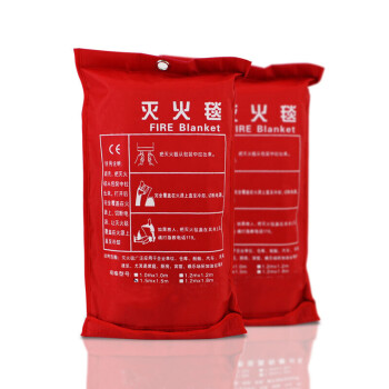 谋福 8542-2 火灾应急逃生灭火毯 车用家用灭火毯 玻璃纤维灭火毯（袋装款 1.8米&times;1.8米）