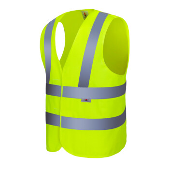 百舸（BAIGE） 魔术贴固定 XL 警示环卫施工防护马甲 黄色（单位：件）