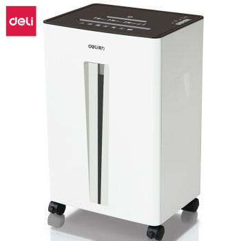 得力大吞吐5级保密大型商务办公商用碎纸机家用文件粉碎机 单次12张 30L 持续20分钟 可碎卡碎光盘9916