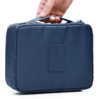 四万公里 SW1101 21.5*16.5*7.5cm 化妆包 藏青色（单位：个）