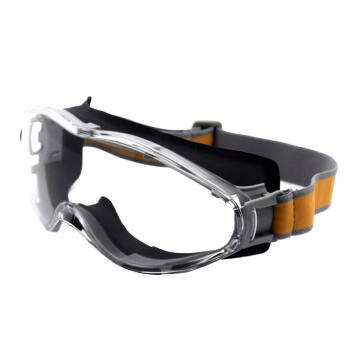 百舸 护目镜 全封闭工业切割防风沙防花粉尘骑行眼镜登山防雨雪 可戴眼镜 黑色