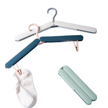 四万公里 多功能旅行折叠衣架收纳晾衣架旅游神器家用便携折叠衣挂 SW7381