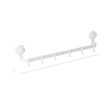 茶花（CHAHUA） 无痕免打孔 60.1*13*8.3cm 浴室置物架 白色（单位：只）