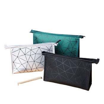 四万公里 SW7107 8cm*27.5cm*18cm 化妆包 银色（单位：个）