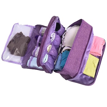 四万公里 SW1192 28x16x12.5cm 收纳包 紫色（单位：个）