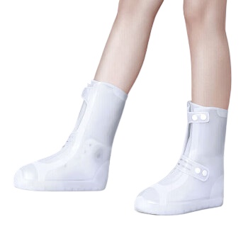 四万公里鞋套防水防滑硅胶成人加厚雨鞋套雨天防雨耐磨雨靴脚套SW7335XXXL