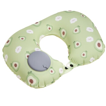 四万公里按压充气u型枕头旅行便携飞机枕高铁飞机火车睡觉神器脖枕护颈枕