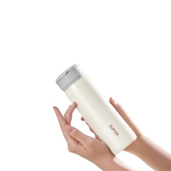 苏泊尔（SUPOR）保温杯316L不锈钢学生水杯子便携户外旅行杯节日礼物KCV45BC10