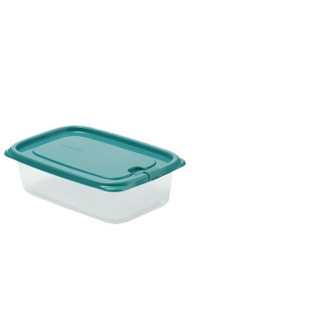 茶花冰箱收纳盒保鲜盒 出游野餐盒饭盒便当盒饭菜储物盒1200ml 4只