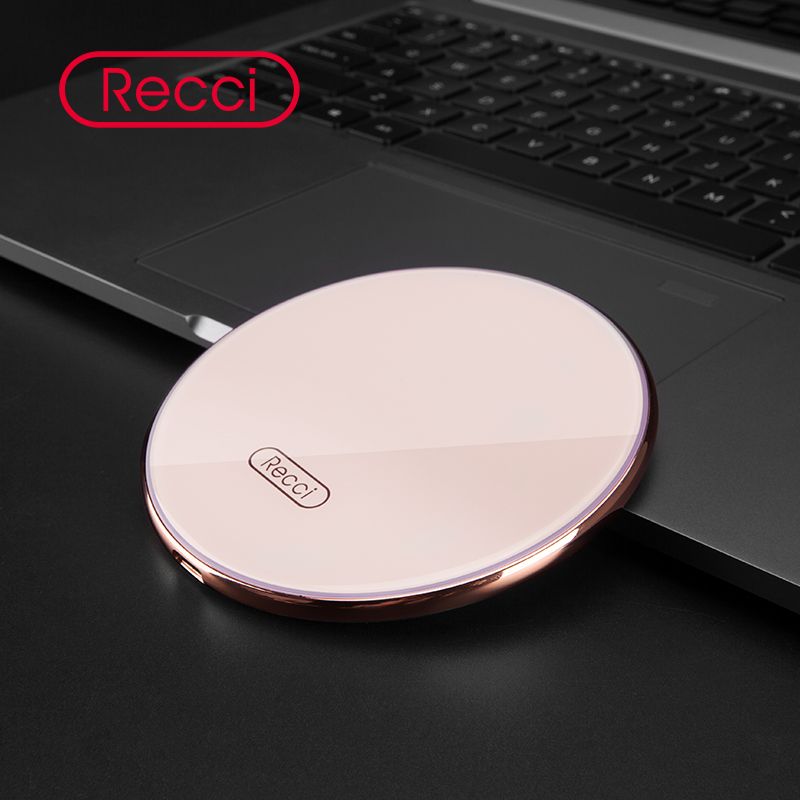 锐思Recci星耀系列无线充电器RWP-F2  玫瑰金  