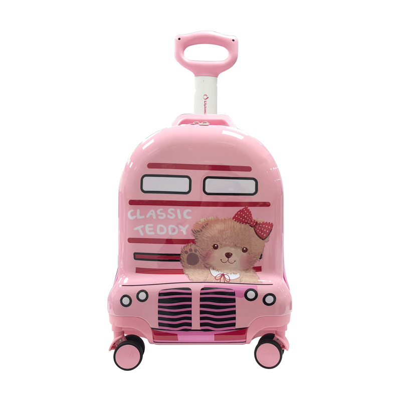 Diplomat外交官 精典泰迪 时尚可爱 儿童休闲拉杆箱TT-1709 /个 玫瑰红色