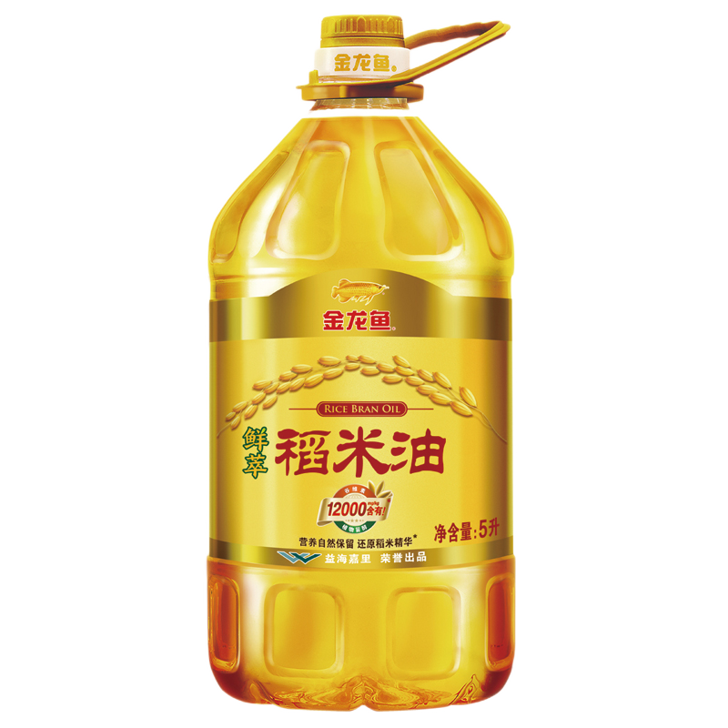 金龙鱼鲜萃稻米油5L（单位：瓶） 金色