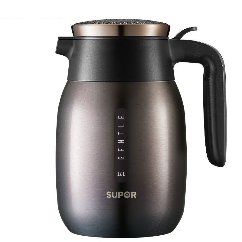 苏泊尔（SUPOR）星空保温壶2L 不锈钢保温壶KC20BK1(个） 星空黑