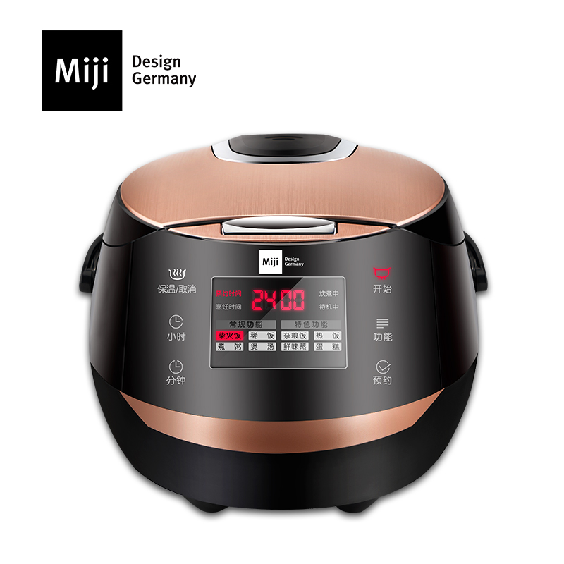Miji Home Design Germany 微电脑电饭煲 EC46AJ 4L 黑金色（单位：台）