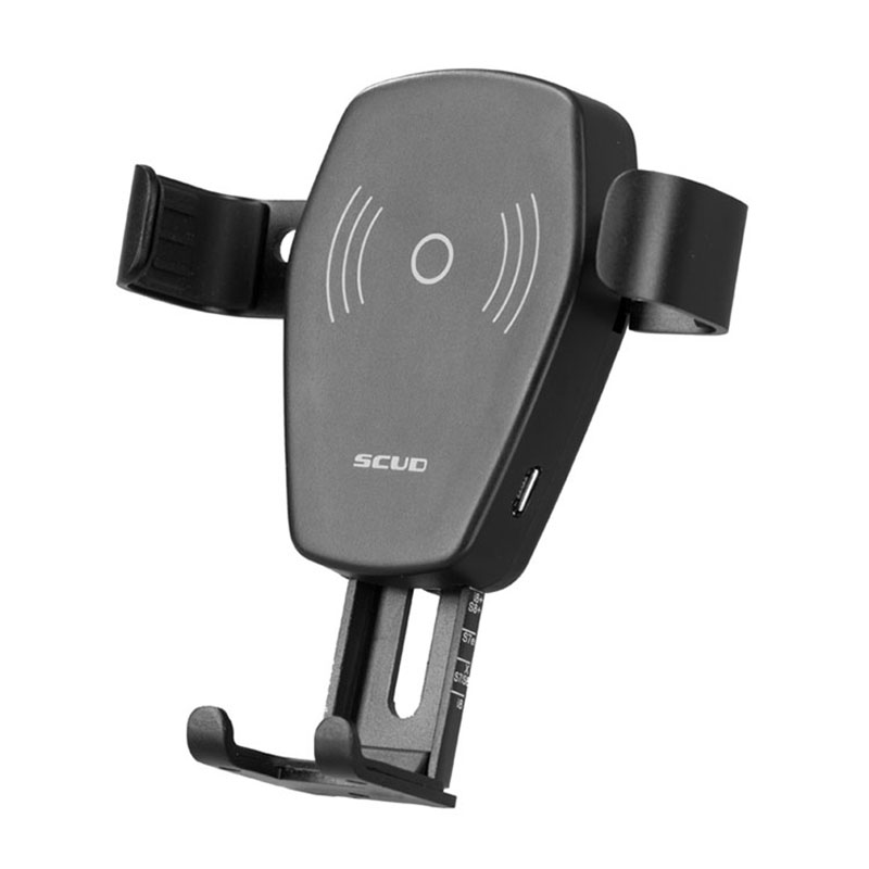 飞毛腿SCUD反重力车载无线充电手机支架SQ-W01 黑色  黑色  
