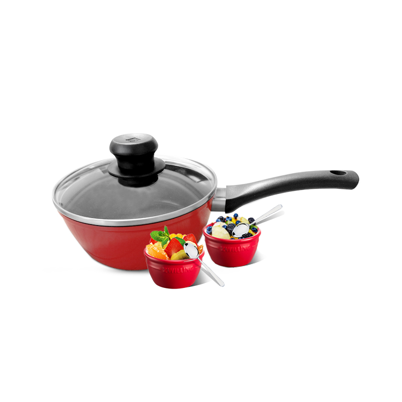 双立人炖锅陶瓷碗套装40202-009-982 红色 红色