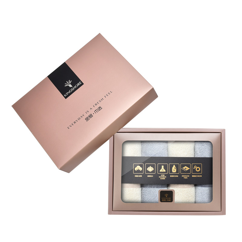 金号扶桑寄语/毛巾系列-4 四条毛巾礼盒装HY1698 套 混色