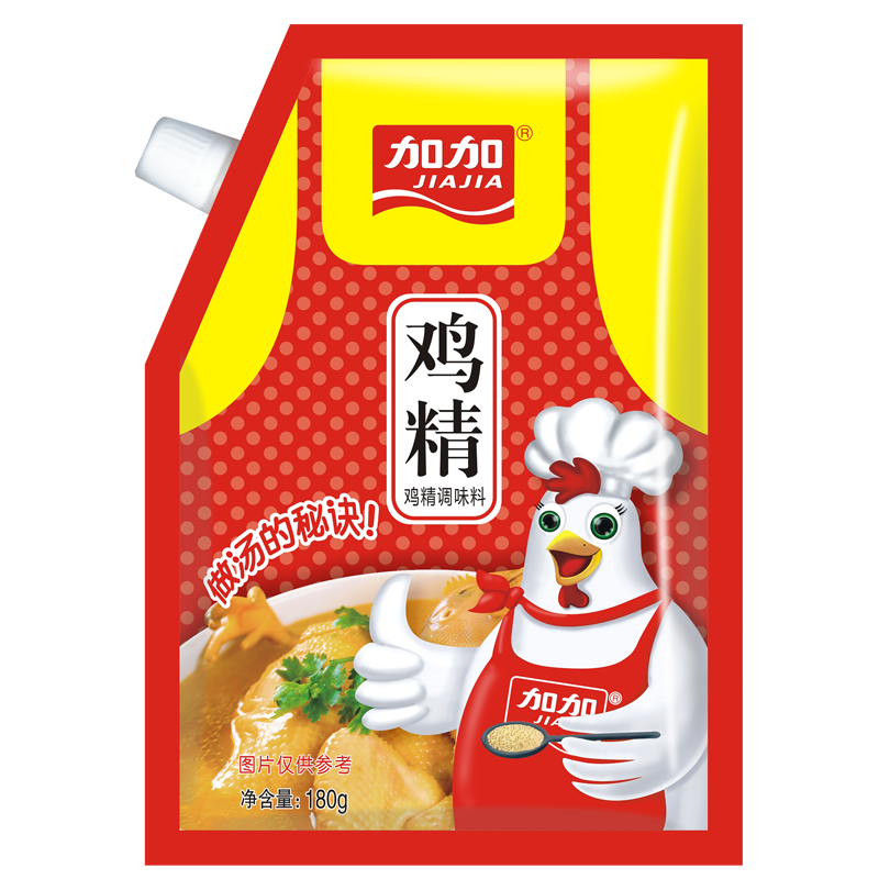 加加带嘴鸡精180g*2包（偏远地区不发货：新疆、西藏、内蒙、甘肃、宁夏、青海）  红色    红色  
