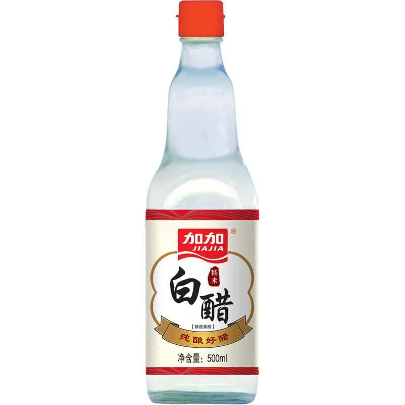 加加白醋500ml*2瓶（偏远地区不发货：新疆、西藏、内蒙、甘肃、宁夏、青海）      白色  