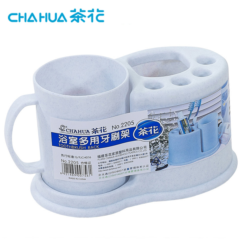 茶花（CHAHUA）浴室多用牙刷架2205 （单位：个） 混色