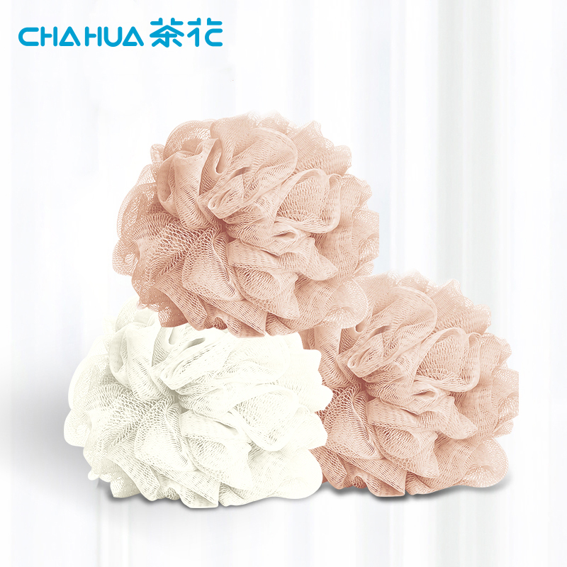 茶花泡泡沐浴球45g（三份装）K05004*3 随机 随机