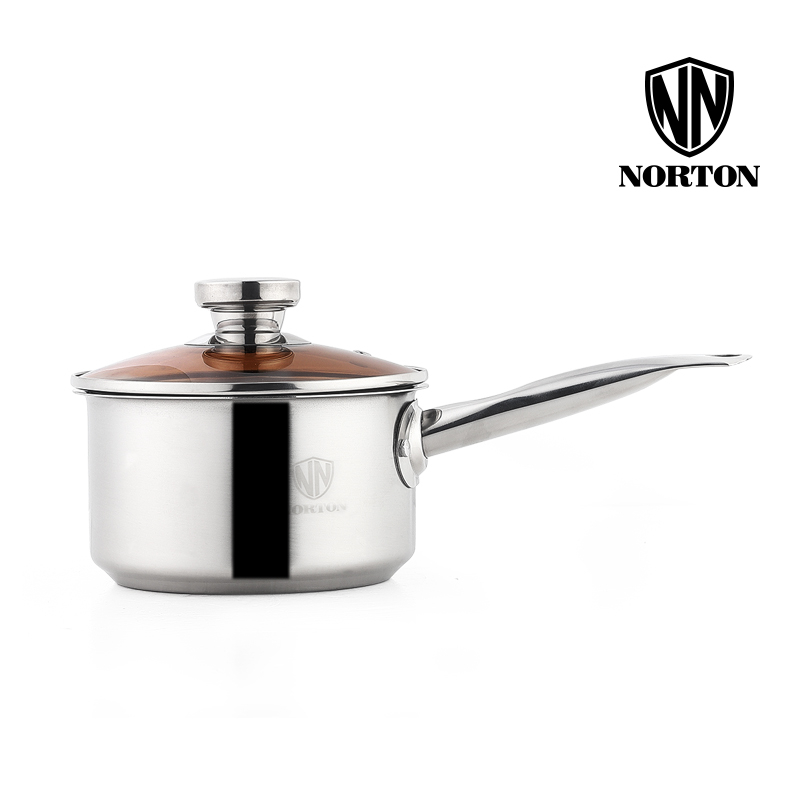 NORTON 战釜复合刚奶锅 3TZF016（单位：套） 不锈钢色