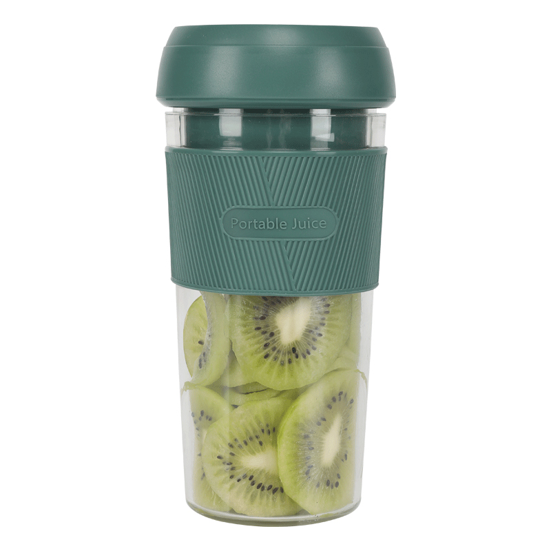 龙的（longde）便携充电式榨汁杯260ML电动搅拌榨汁机小型迷你果汁杯家用水果机随身果汁机LD-GZ26A  军绿色  
