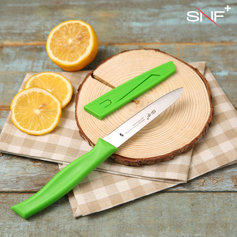 施耐福ELITE EVERYDAY日本金属离子抗菌4寸水果刀（绿色-不带齿）18030034-1007绿色 绿色