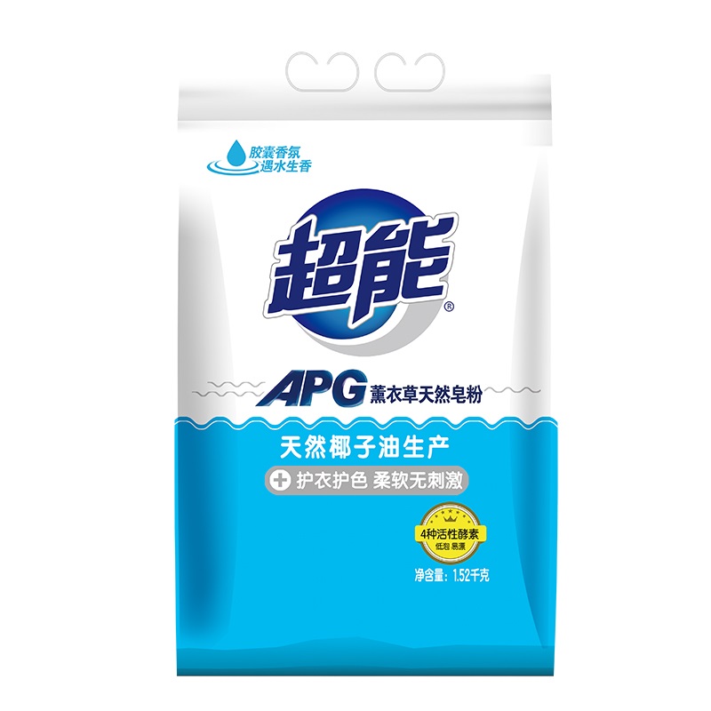超能APG薰衣草天然皂粉(新疆、青海、西藏不发)1.52kg 图片色 图片色