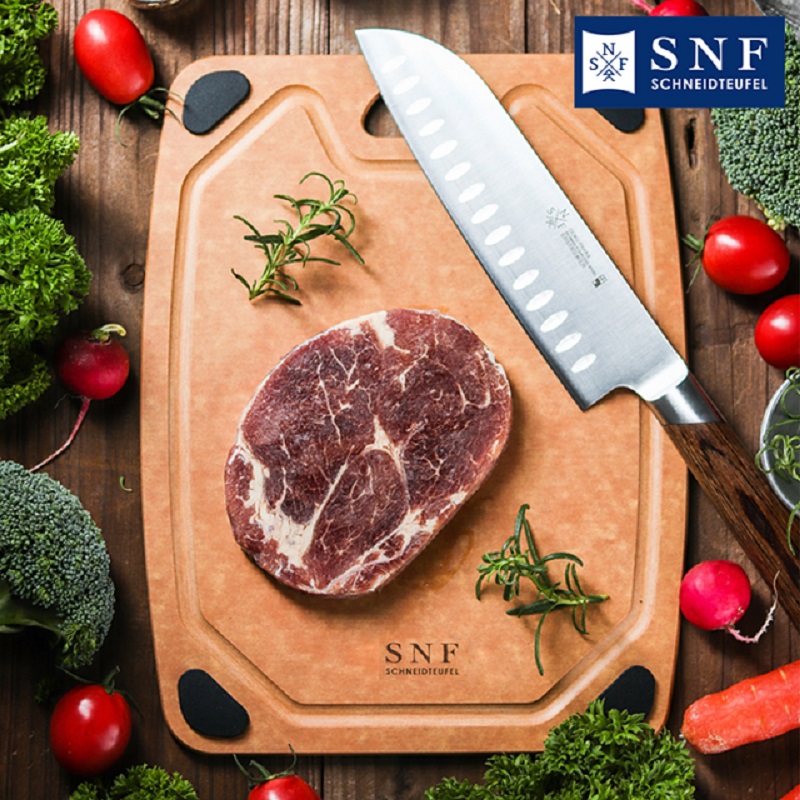 施耐福Noire系列抗菌砧板（大号-黑色/原木色两色可选）6MM  原色  62020038-5004原色 原色