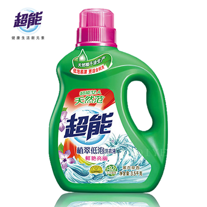 超能植翠洗衣液(鲜艳亮丽)N1 (新疆、青海、西藏不发)3.5kg 图片色  图片色  