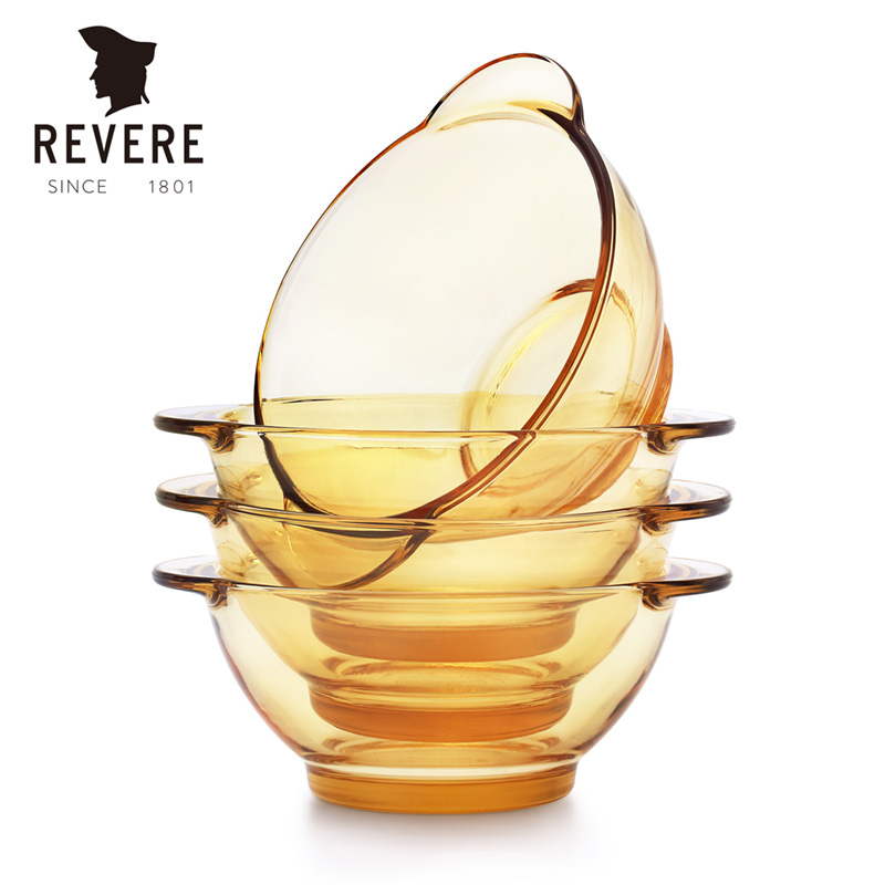 康宁revere康宁Revere臻宝系列琥珀色耐热玻璃餐具8件套8件套（RWU-8/HC) 琥珀色