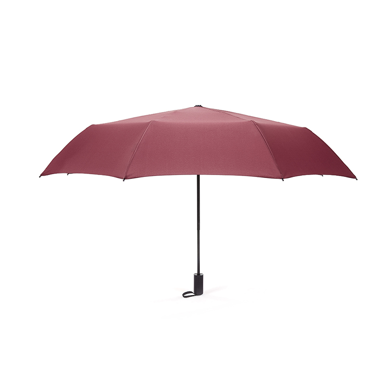 外交官手开三折伞-酒红色DFJ-602-2（单位：把） 红色