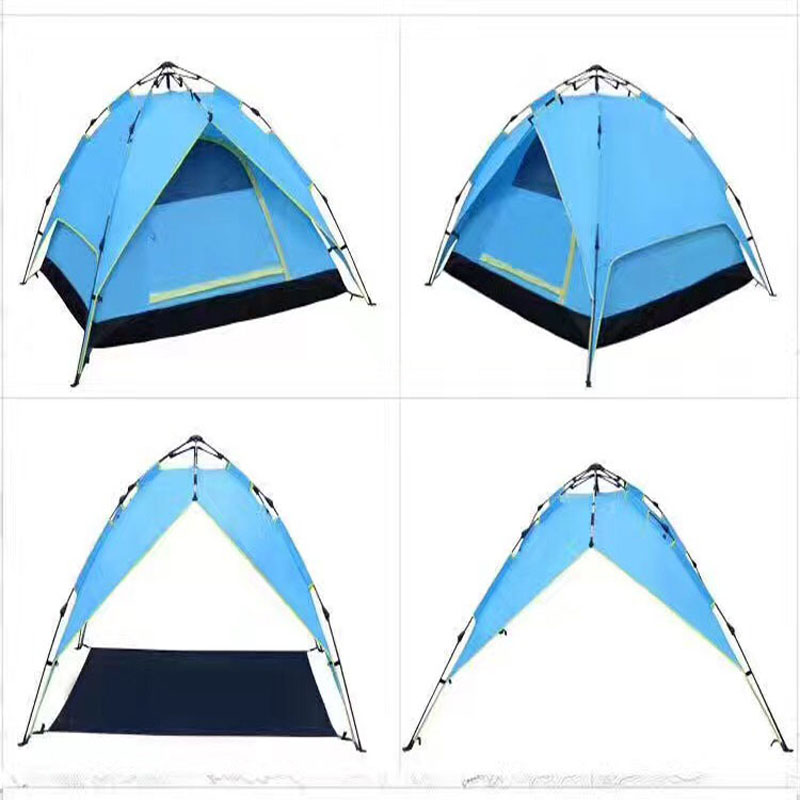 艾瑞迪全自动多用帐篷Q-013（三用）  天蓝色   天蓝色