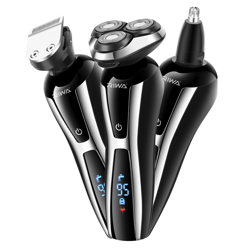 雷瓦（RIWA) 剃须刀三合一电动剃须刀RA-5505/个 黑色