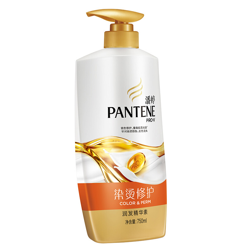 潘婷染烫修护润发精华素750毫升 混色  混色  