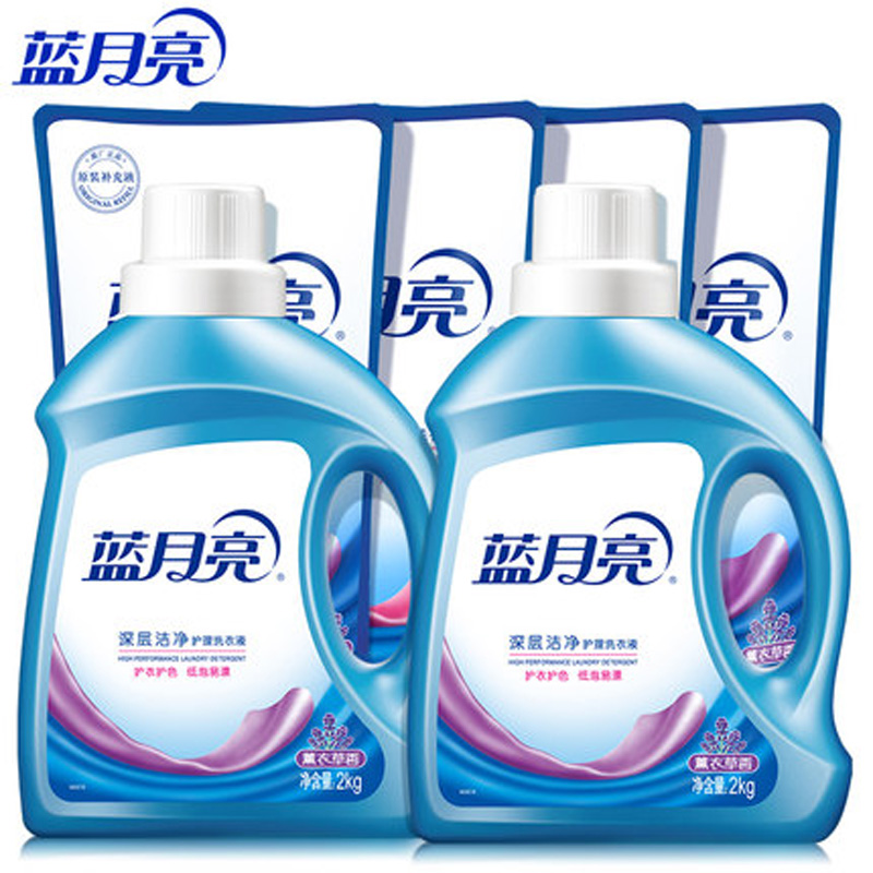 蓝月亮洁净薰2kg*2+洁净薰袋1kg*4 80000891（单位：套） 图片色 洁净薰瓶2kg*2+洁净薰1kg袋*4