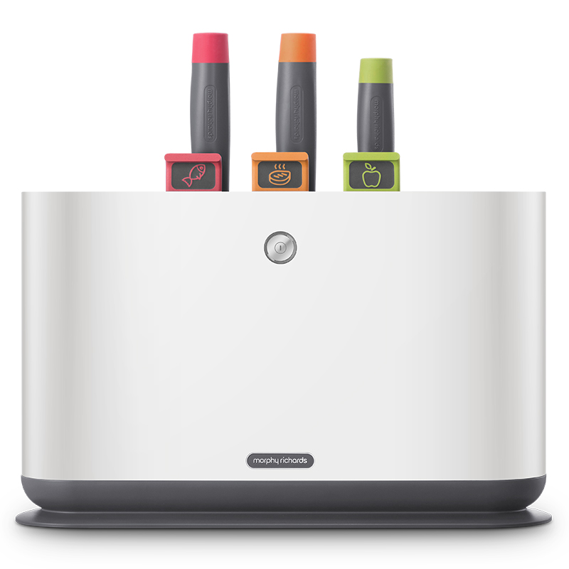 摩飞电器（Morphyrichards） MR1000 3刀3版 紫外线消毒 切菜更健康更安心 钢琴白（单位：台）