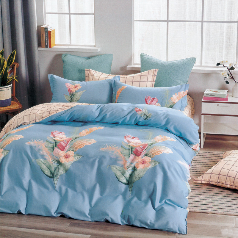 金丝莉新风尚套件-安逸若兮 蓝色 1.8米  蓝色