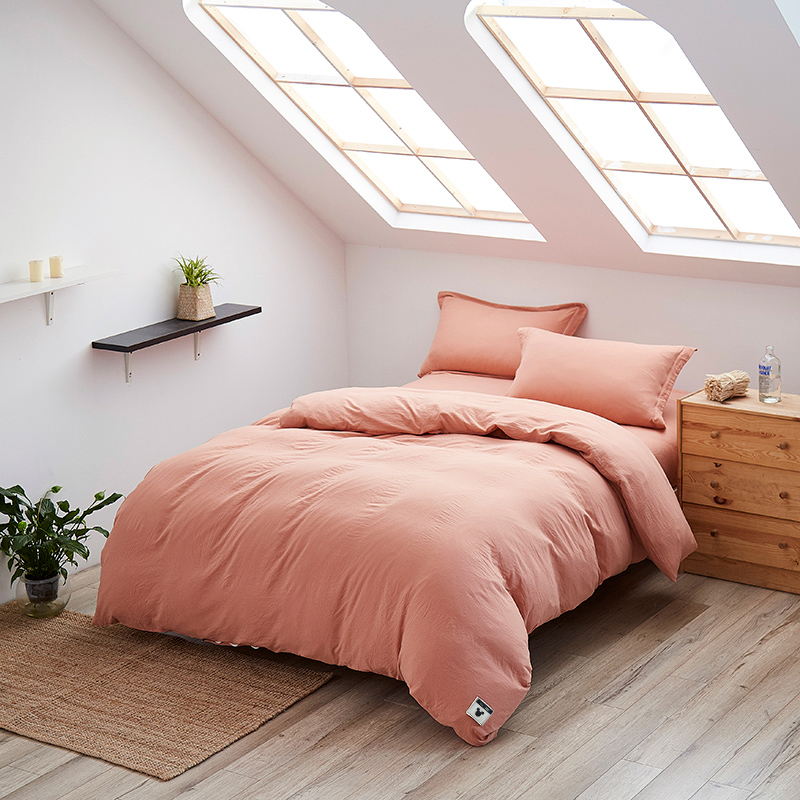 迪士尼&middot;水洗棉四件套 (阳光米奇） 200&times;230cm（单位：套） 橙色