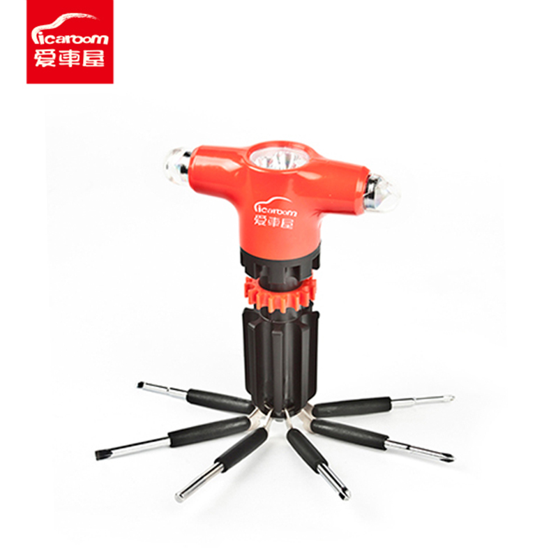 爱车屋icaroom爱车屋多功能救生锤I-6002/个 红色