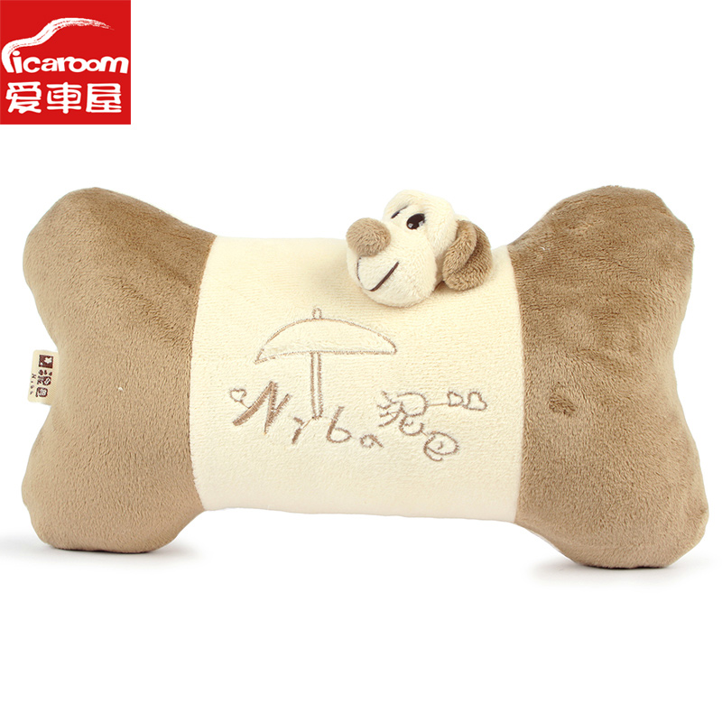 爱车屋icaroom爱车屋骨头枕1个入NB-103KT/个 奶茶杏