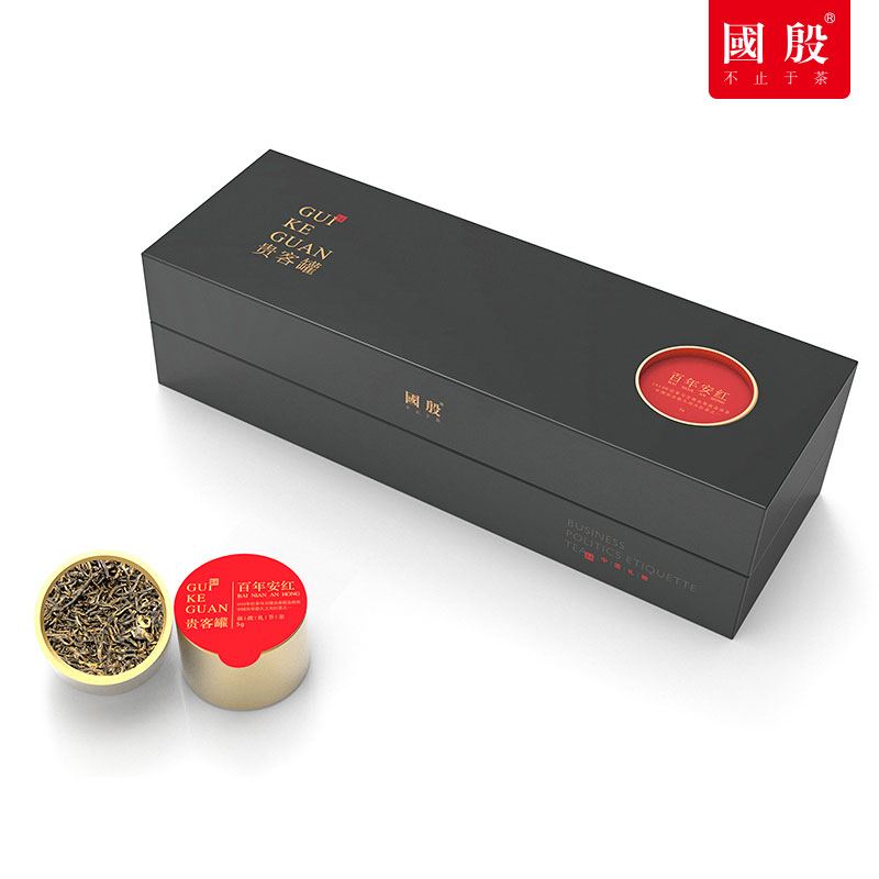 国殷贵客罐百年安红（12罐装）礼盒 深空流光 深空流光