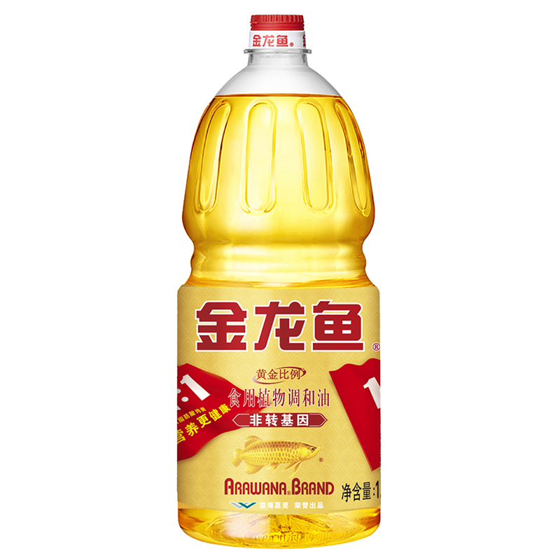 金龙鱼 黄金比例食用植物 调和油 1.8L*2 黄色（单位：组）