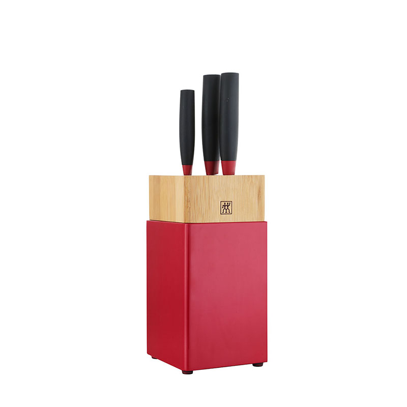 双立人 红点竹制插刀架4件套 ZW-K307/32332-020-722  图片色  