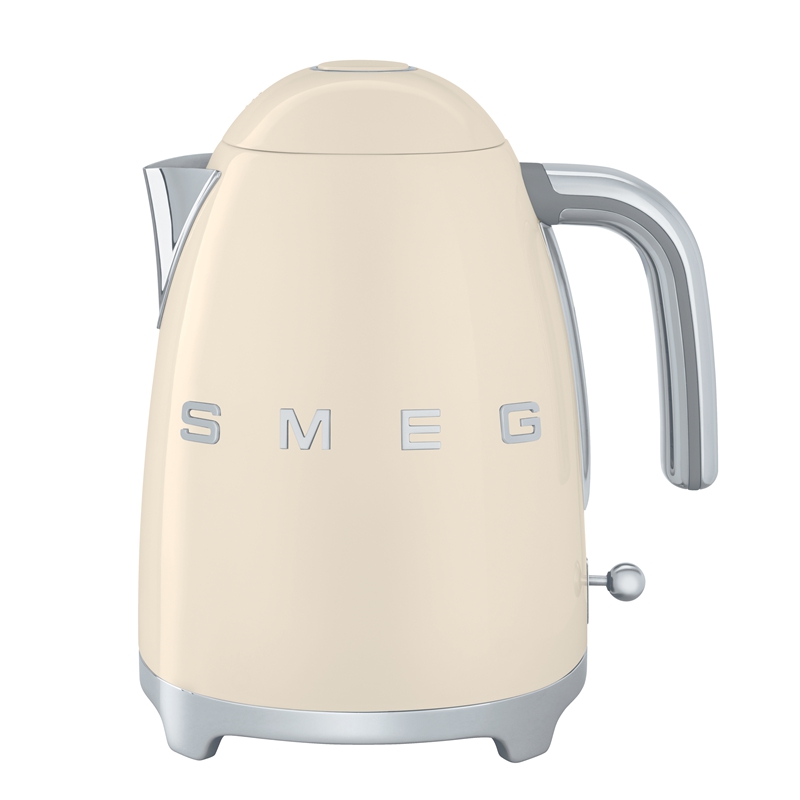 smeg（意大利斯麦格）50年代复古系列KLF03CRCN 1.7L大容量自动断电不锈钢电热水壶  奶油色  