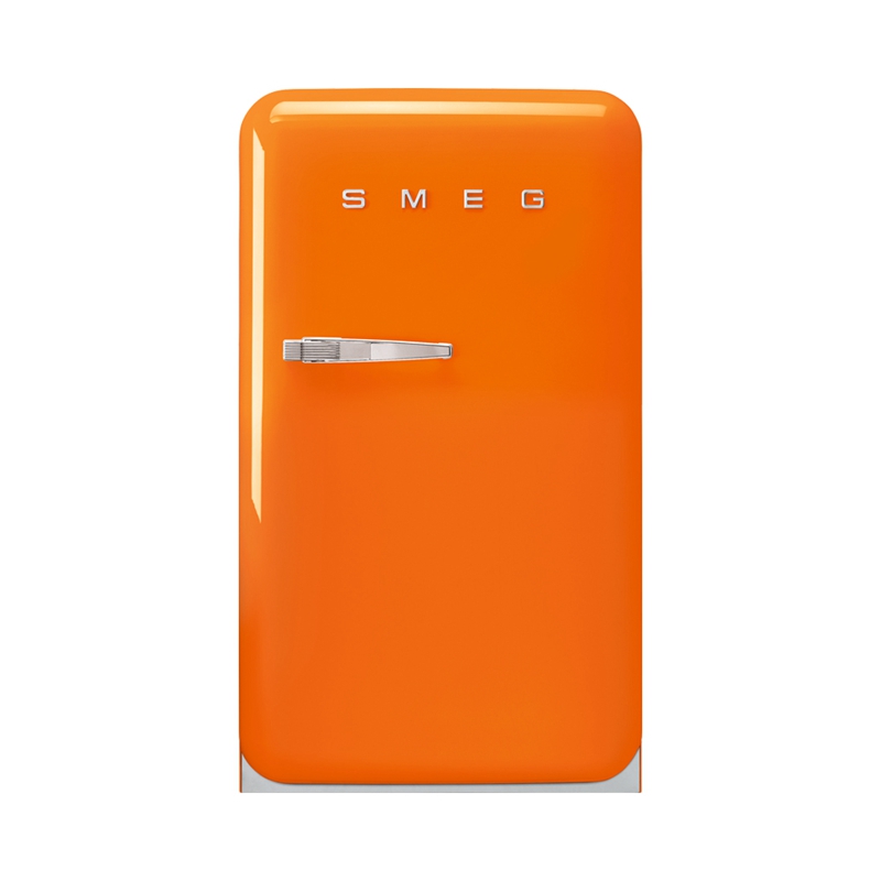 SMEG 意大利原装进口 50年代复古冰箱120L 低噪节能炫彩时尚电冰箱 FAB10 橙色