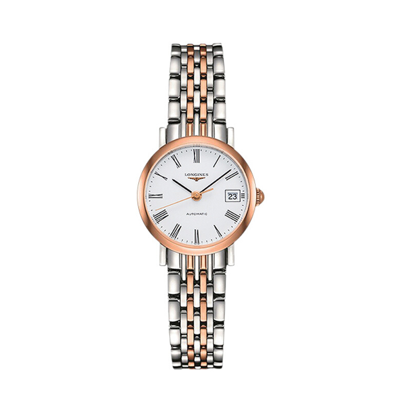 Longines浪琴瑞士手表博雅系列 机械钢带女表(25.5mm) L4.309.5.11.7（块） 白色