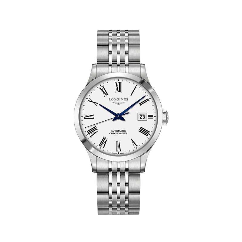 Longines浪琴 开创者系列机械手表男腕表(38.5mm) L2.820.4.11.6 单位：块 白色