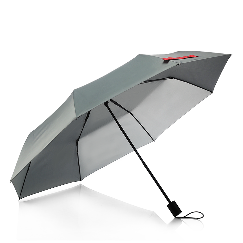 多样屋灰色经典三折手动伞SP120203011ZZ  图片色  